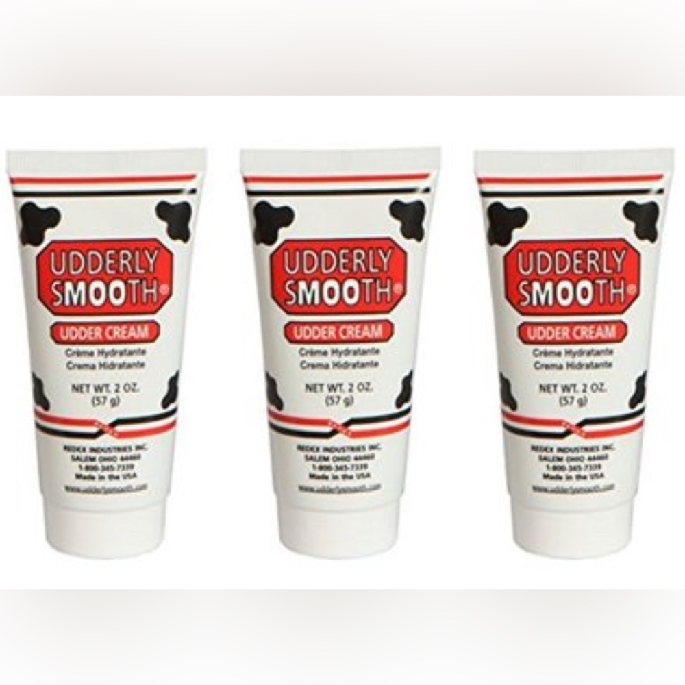 NWT BUNDLE OF 2 MINI UDDERLY SMOOTH NON-GREASY HAND & BODY CREAM!